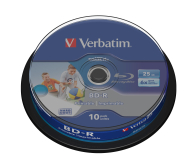 Verbatim 25GB X6 PRINTABLE DATALIFE (CAKE 10 szt ) - 377482 - zdjęcie 4